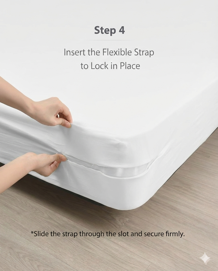 GentleGrip Bed Sheet Holder (Pack of 4)